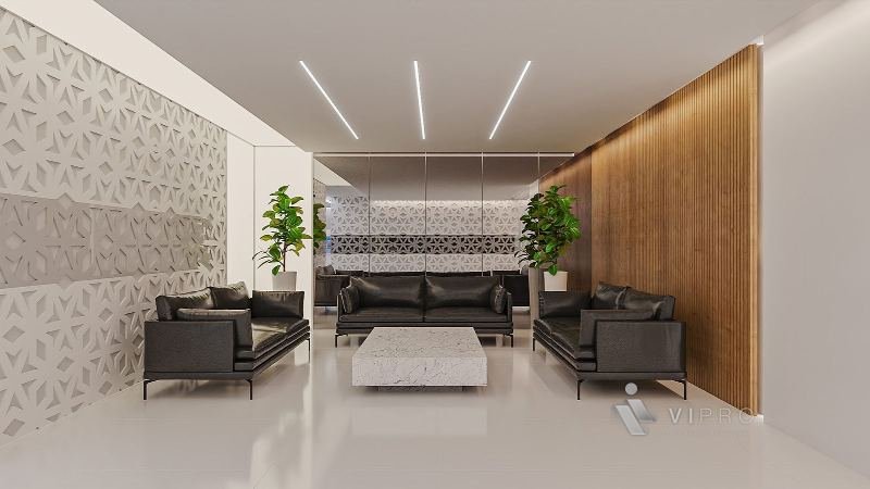 Asharq – entrance and reception, Riyadh
