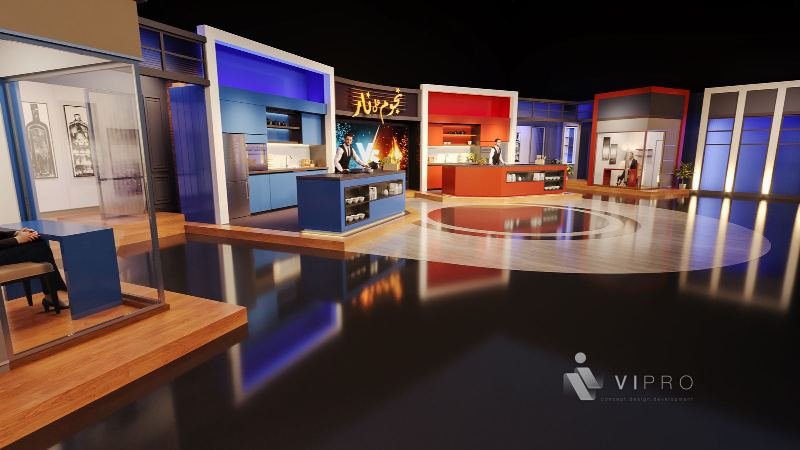 UTV – cooking show set